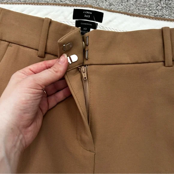J. Crew Cameron slim cropped pant in four-season stretch NWT Size 10